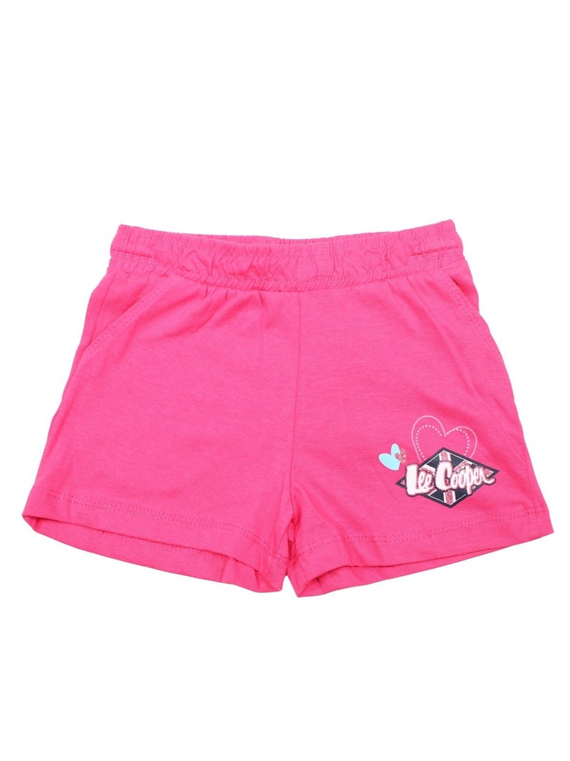 Lee Cooper - Ensemble bébé t-shirt et short Rose - Kiabi