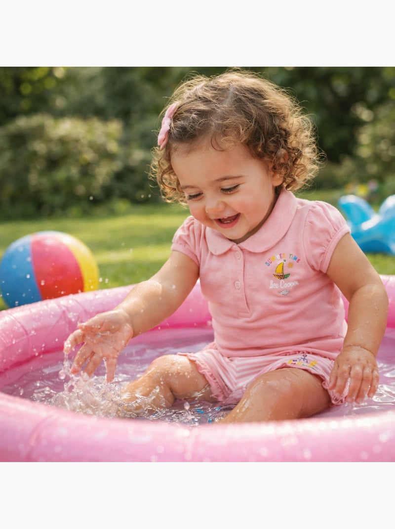 Lee Cooper - Ensemble bébé t-shirt et short Rose - Kiabi