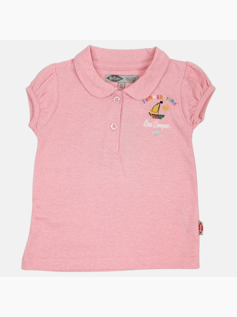 Lee Cooper - Ensemble bébé t-shirt et short Rose - Kiabi