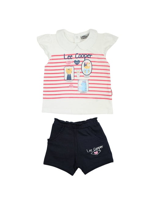 Lee Cooper - Ensemble bébé t-shirt et short - Kiabi