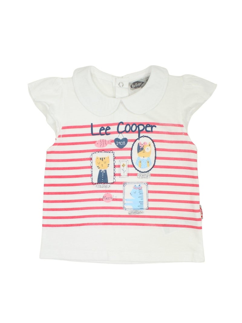 Lee Cooper - Ensemble bébé t-shirt et short Rose - Kiabi