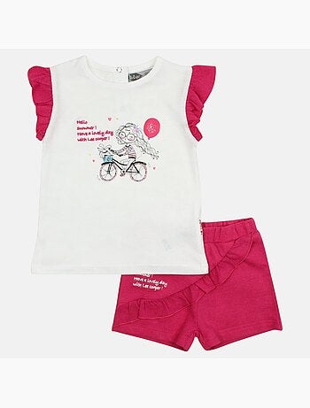 Lee Cooper - Ensemble bébé t-shirt et short