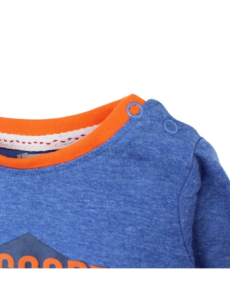 Lee Cooper - Ensemble bébé t-shirt manches longues avec veste et pantalon Bleu marine - Kiabi