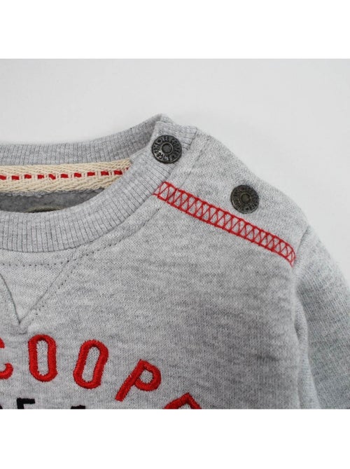 Lee Cooper - Ensemble bébé t-shirt manches longues avec veste et pantalon - Kiabi