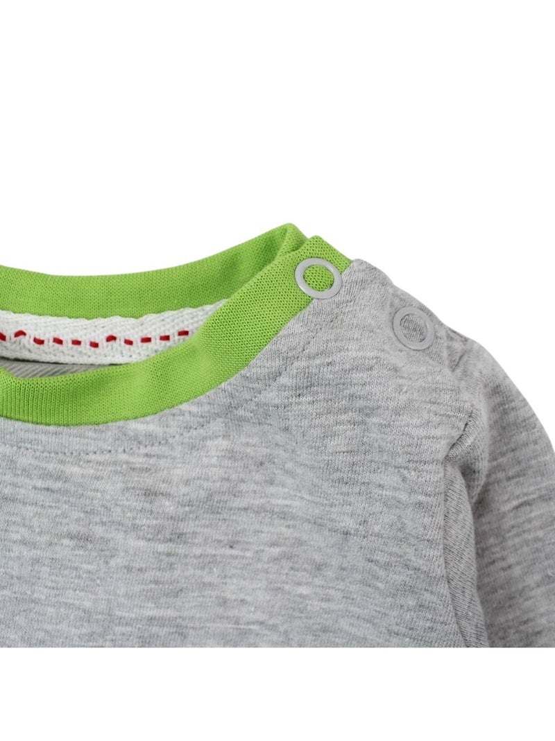 Lee Cooper - Ensemble bébé t-shirt manches longues avec veste et pantalon Gris - Kiabi