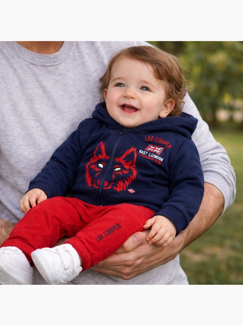 Lee Cooper - Ensemble bébé veste à capuche et pantalon Bleu - Kiabi