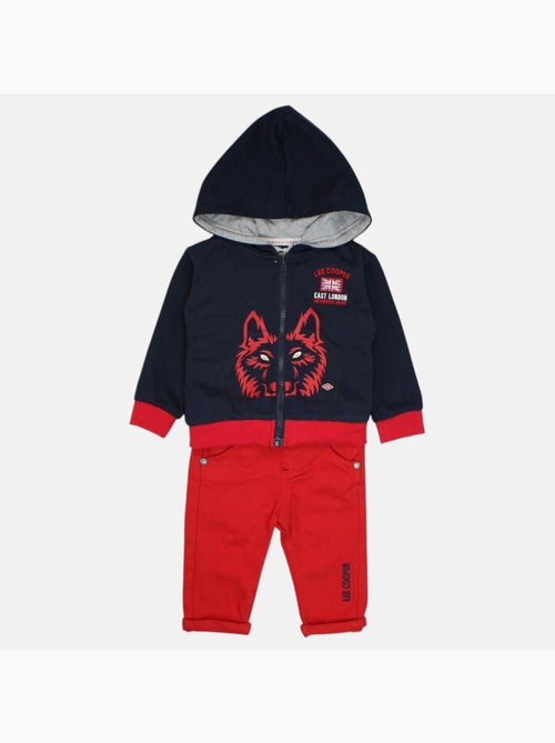 Lee Cooper - Ensemble bébé veste à capuche et pantalon - Kiabi