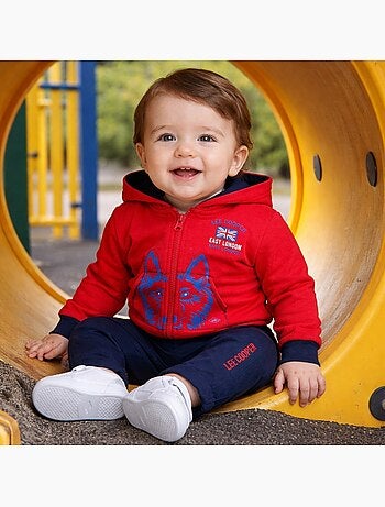 Lee Cooper - Ensemble bébé veste à capuche et pantalon