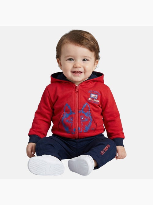 Lee Cooper - Ensemble bébé veste à capuche et pantalon - Kiabi