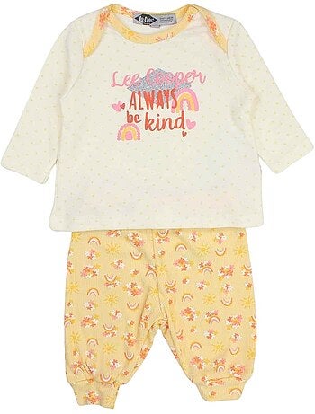 Lee Cooper - Ensemble Body avec T-shirt manches longues et Legging bébé .