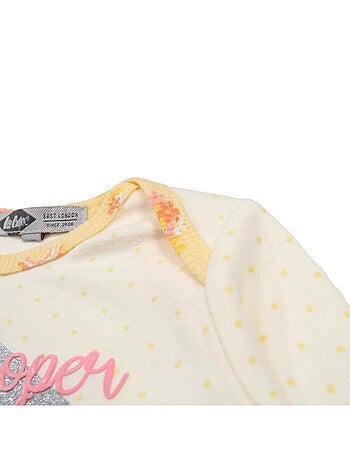 Lee Cooper - Ensemble Body avec T-shirt manches longues et Legging bébé .
