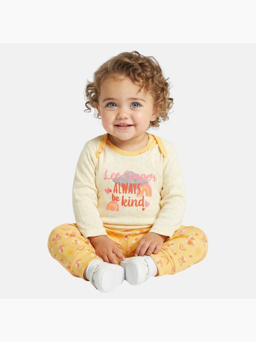 Lee Cooper - Ensemble body avec t-shirt manches longues et legging bébé - Kiabi