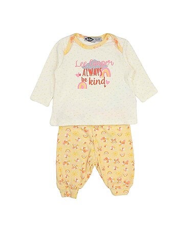 Lee Cooper - Ensemble Body avec T-shirt manches longues et Legging bébé Lee Cooper