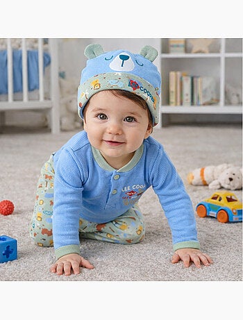Lee Cooper - Ensemble Body et Legging avec Bonnet bébé