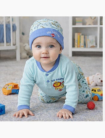 Lee Cooper - Ensemble Body et Legging avec Bonnet bébé