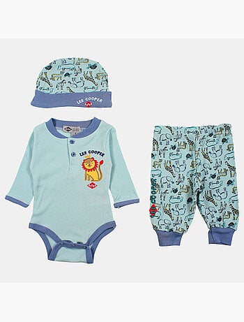 Lee Cooper - Ensemble Body et Legging avec Bonnet bébé