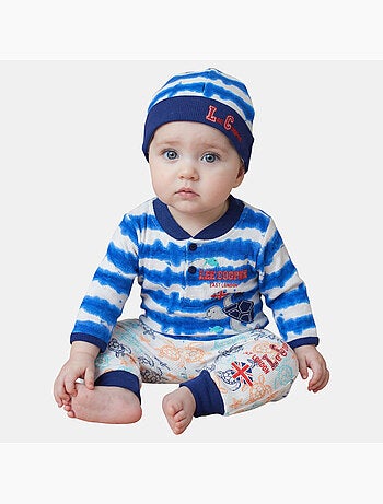 Lee Cooper - Ensemble Body et Legging avec Bonnet bébé