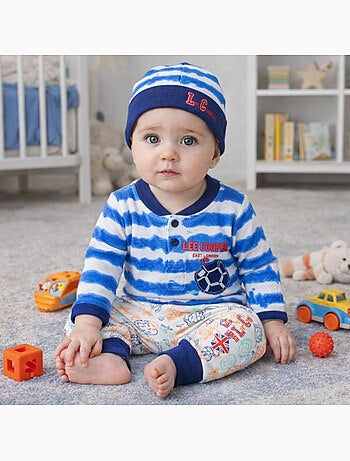 Lee Cooper - Ensemble Body et Legging avec Bonnet bébé