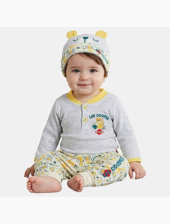 Lee Cooper - Ensemble Body et Legging avec Bonnet bébé