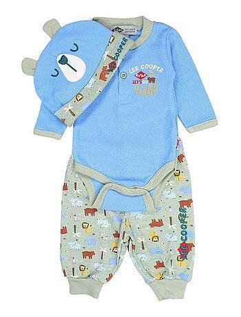 Lee Cooper - Ensemble Body et Legging avec Bonnet bébé Lee Cooper