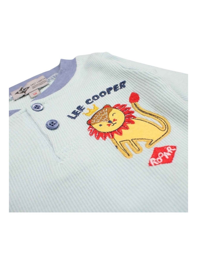 Lee Cooper - Ensemble Body et Legging avec Bonnet bébé Lee Cooper Bleu - Kiabi