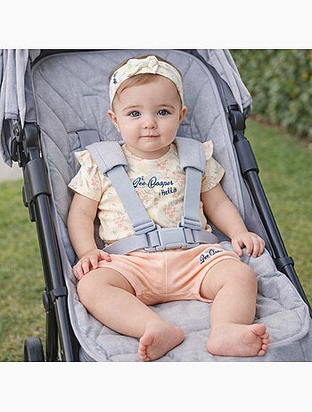 Lee Cooper - Ensemble body et short fille avec motifs floraux