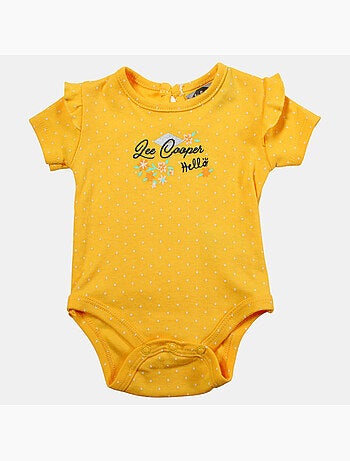 Lee Cooper - Ensemble body et short fille avec motifs floraux