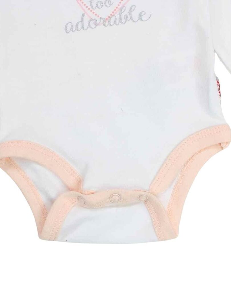 Lee Cooper - Ensemble ​​Body pantalon bonnet bébé garçon Imprimé Logo -  Gris - Kiabi - 11.18€