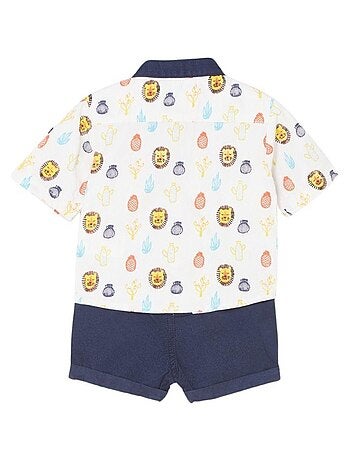 Lee Cooper - Ensemble ​​Chemise short Imprimé Logo