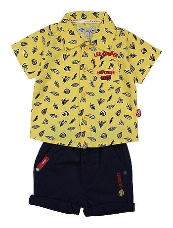 Lee Cooper - Ensemble ​​Chemise short Imprimé Logo