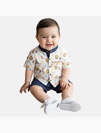 Lee Cooper - Ensemble chemisier et short bébé garçon