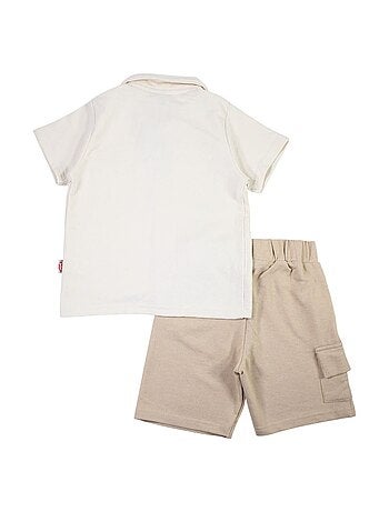Lee Cooper - Ensemble chemisier et short bébé garçon imprimé
