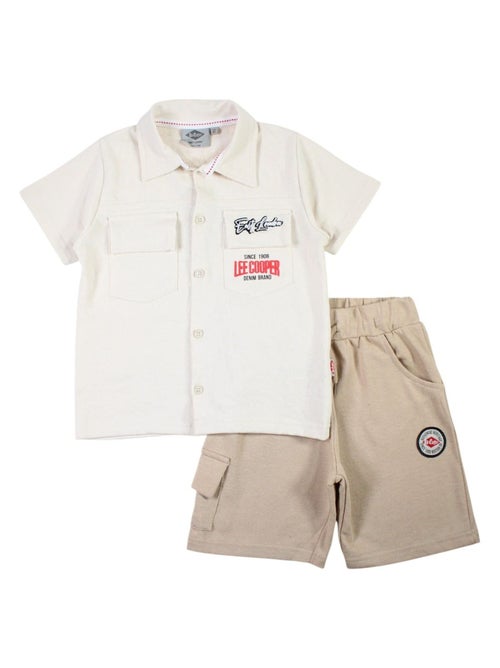 Lee Cooper - Ensemble chemisier et short bébé garçon imprimé - Kiabi