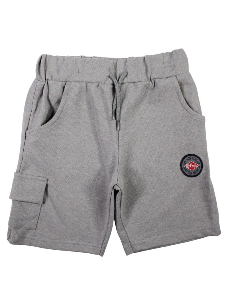 Lee Cooper - Ensemble chemisier et short bébé garçon imprimé Gris - Kiabi