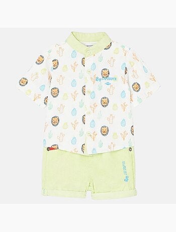 Lee Cooper - Ensemble chemisier et short bébé garçon