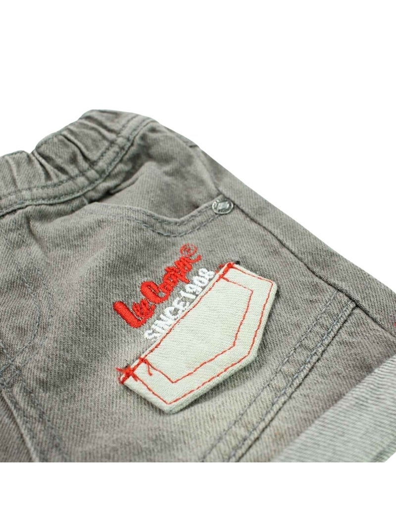Lee Cooper - Ensemble Chemisier et Short  bébé Lee Cooper Gris - Kiabi