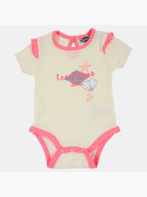 Lee Cooper - Ensemble de 2 bodys et pantalon avec motif plage - Kiabi