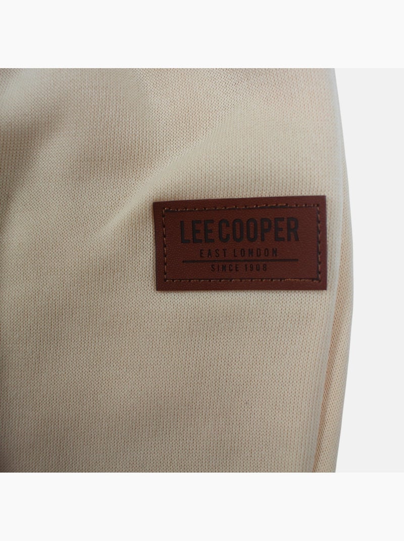 Lee cooper - ensemble de jogging sweat à capuche et pantalon garçon Beige - Kiabi