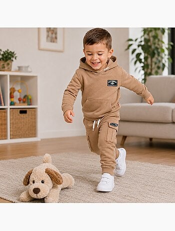 Lee Cooper - Ensemble de jogging, sweat à capuche et pantalon garçon