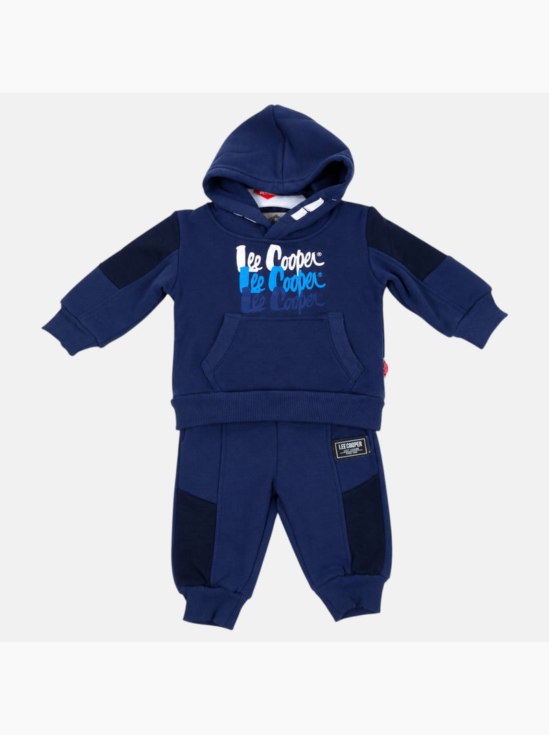 Lee Cooper - Ensemble de jogging, sweat à capuche et pantalon garçon Bleu marine - Kiabi