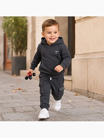 Lee Cooper - Ensemble de jogging, sweat à capuche et pantalon garçon