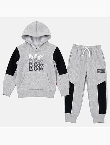 Lee Cooper - Ensemble de jogging, sweat à capuche et pantalon garçon