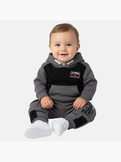Lee Cooper - Ensemble de jogging, sweat à capuche et pantalon garçon - Kiabi Lee Cooper - Ensemble de jogging, sweat à capuche et pantalon garçon - Kiabi