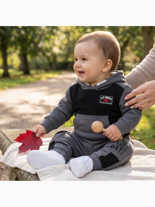 Lee Cooper - Ensemble de jogging, sweat à capuche et pantalon garçon - Kiabi Lee Cooper - Ensemble de jogging, sweat à capuche et pantalon garçon - Kiabi