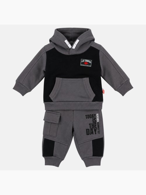 Lee Cooper - Ensemble de jogging, sweat à capuche et pantalon garçon - Kiabi Lee Cooper - Ensemble de jogging, sweat à capuche et pantalon garçon - Kiabi