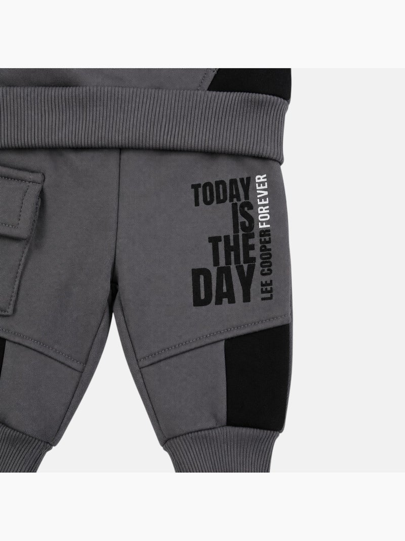 Lee Cooper - Ensemble de jogging, sweat à capuche et pantalon garçon Gris - Kiabi