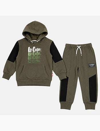 Lee Cooper - Ensemble de jogging, sweat à capuche et pantalon garçon
