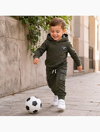 Lee Cooper - Ensemble de jogging, sweat à capuche et pantalon garçon