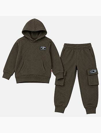 Lee Cooper - Ensemble de jogging, sweat à capuche et pantalon garçon