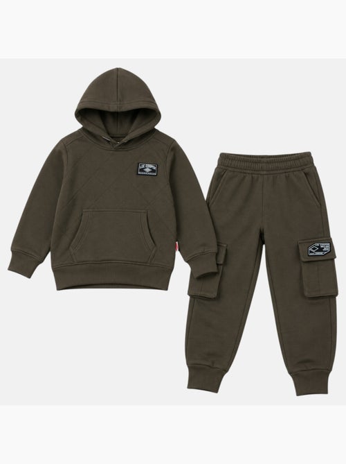 Lee Cooper - Ensemble de jogging, sweat à capuche et pantalon garçon - Kiabi